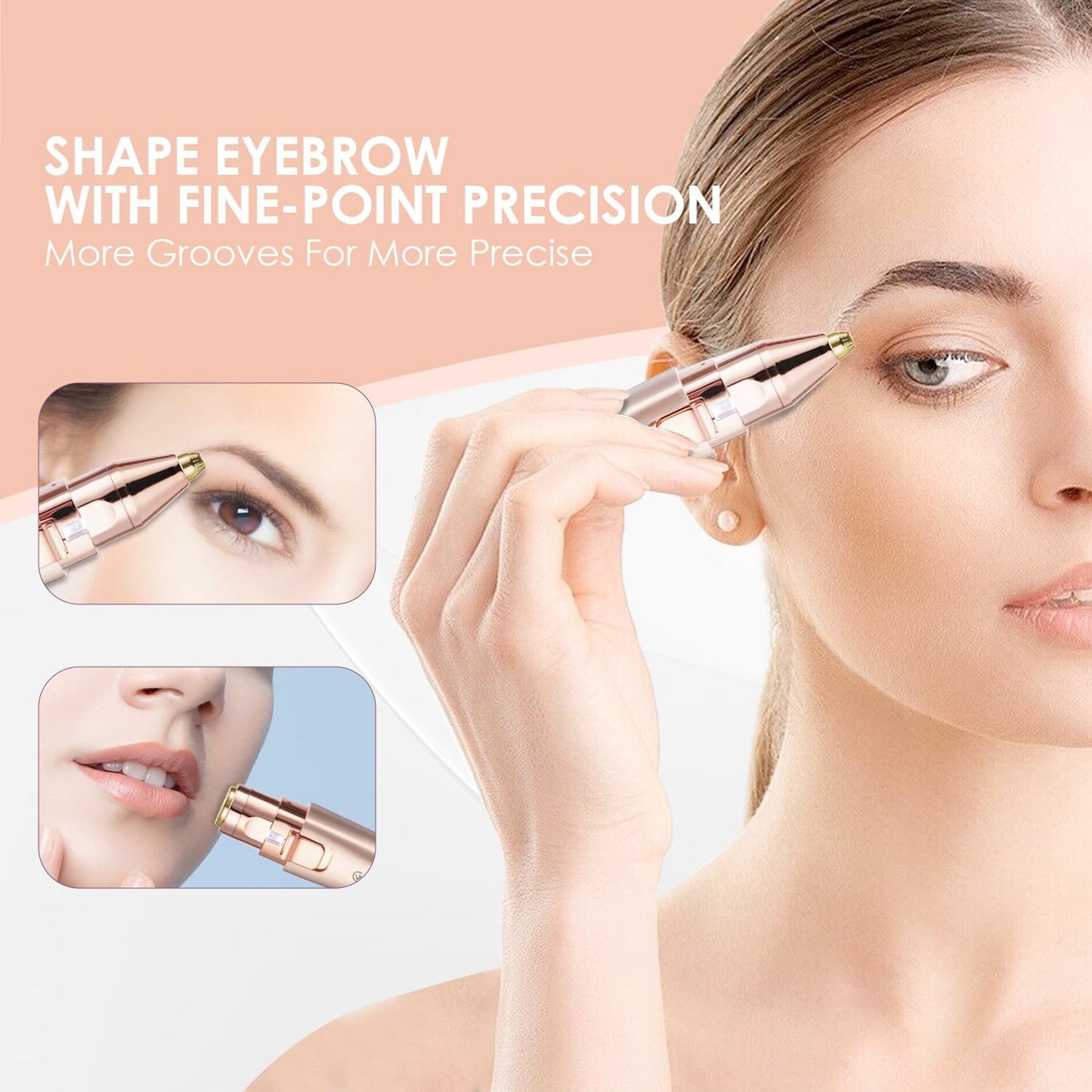 Rechargeable Precision Hair Remover with LED Light